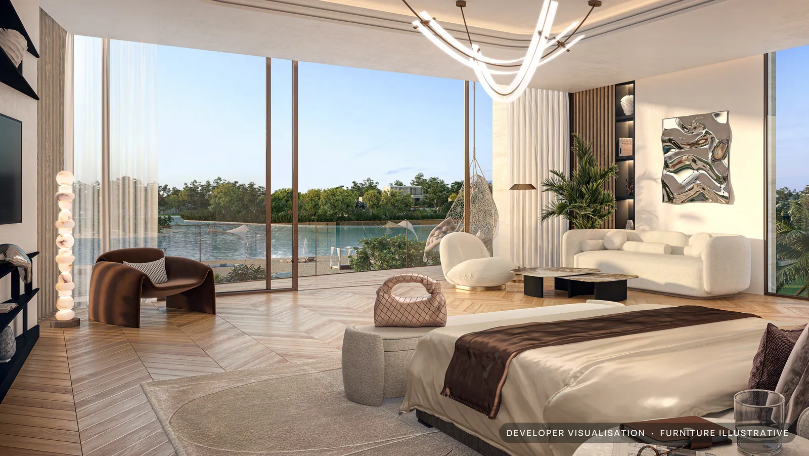 Developer visualisation: Principal bedroom