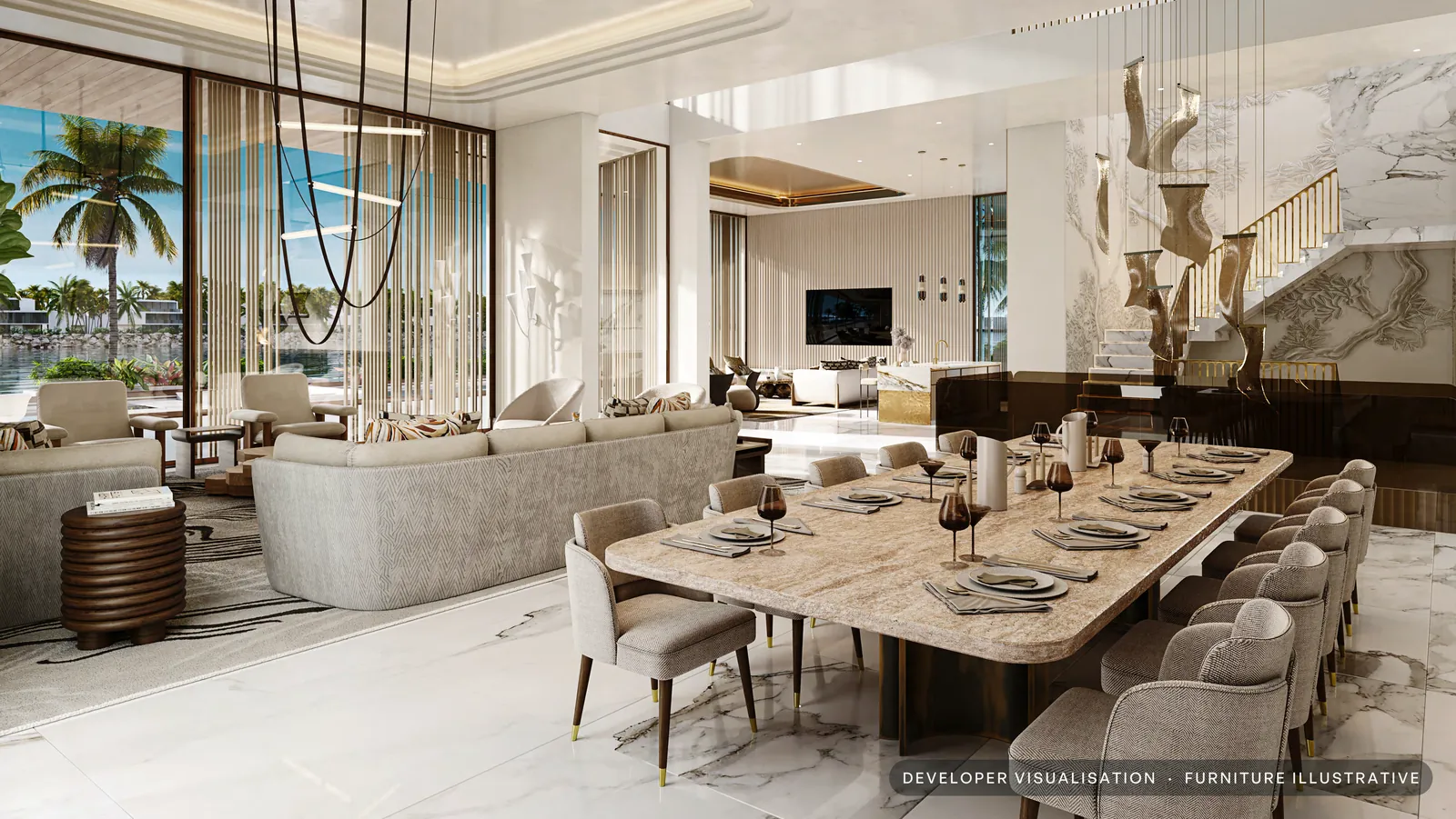 Developer visualisation: Dining area