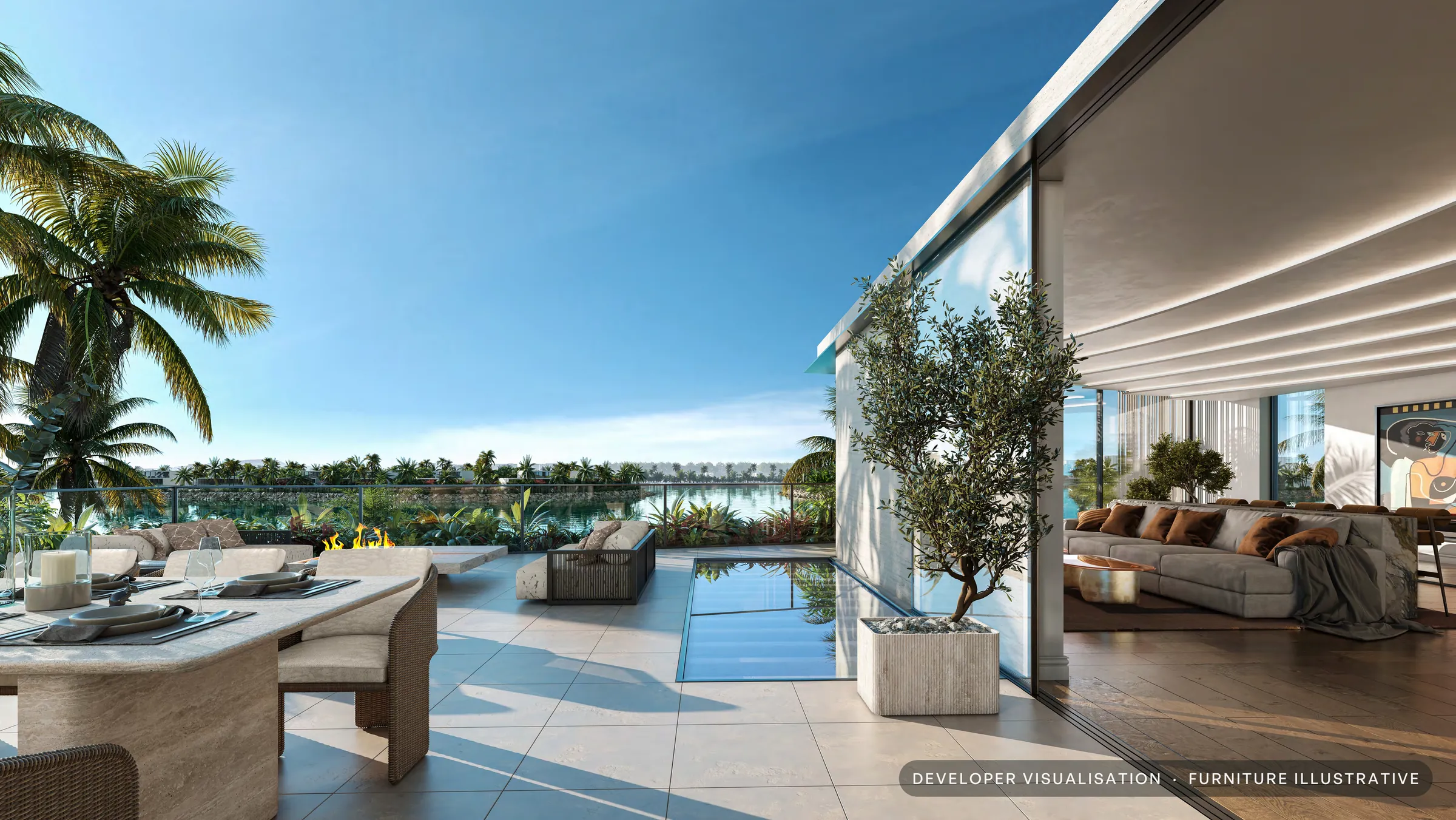 Developer visualisation: Roof terrace