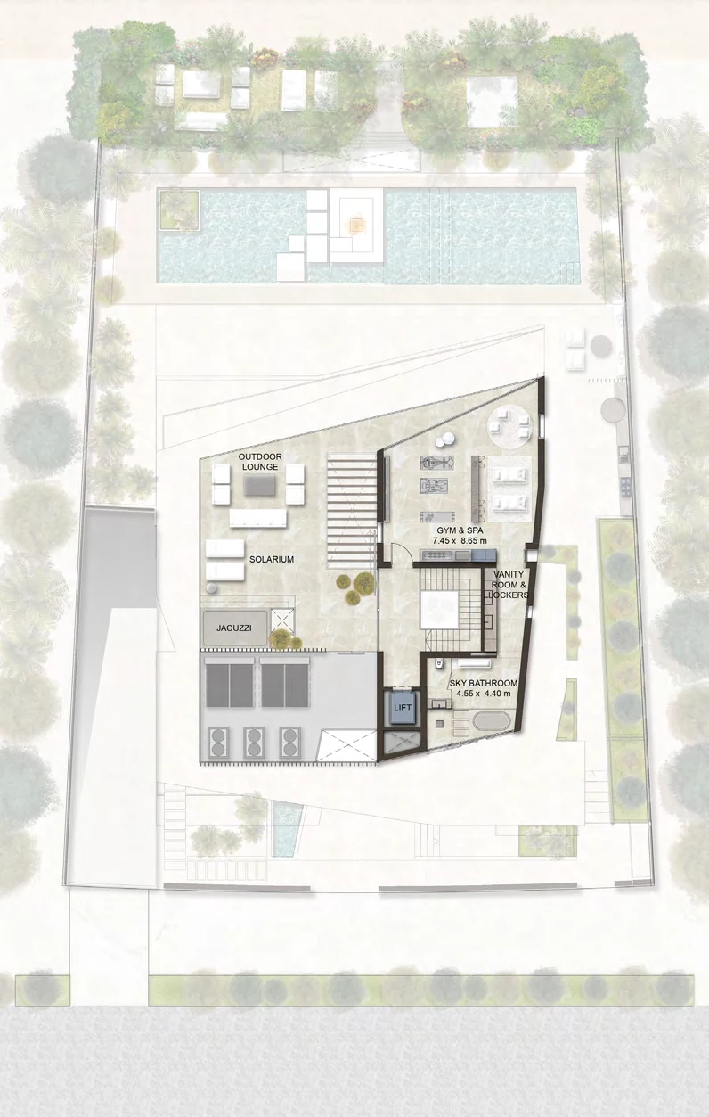 Roof option 1, well-being
